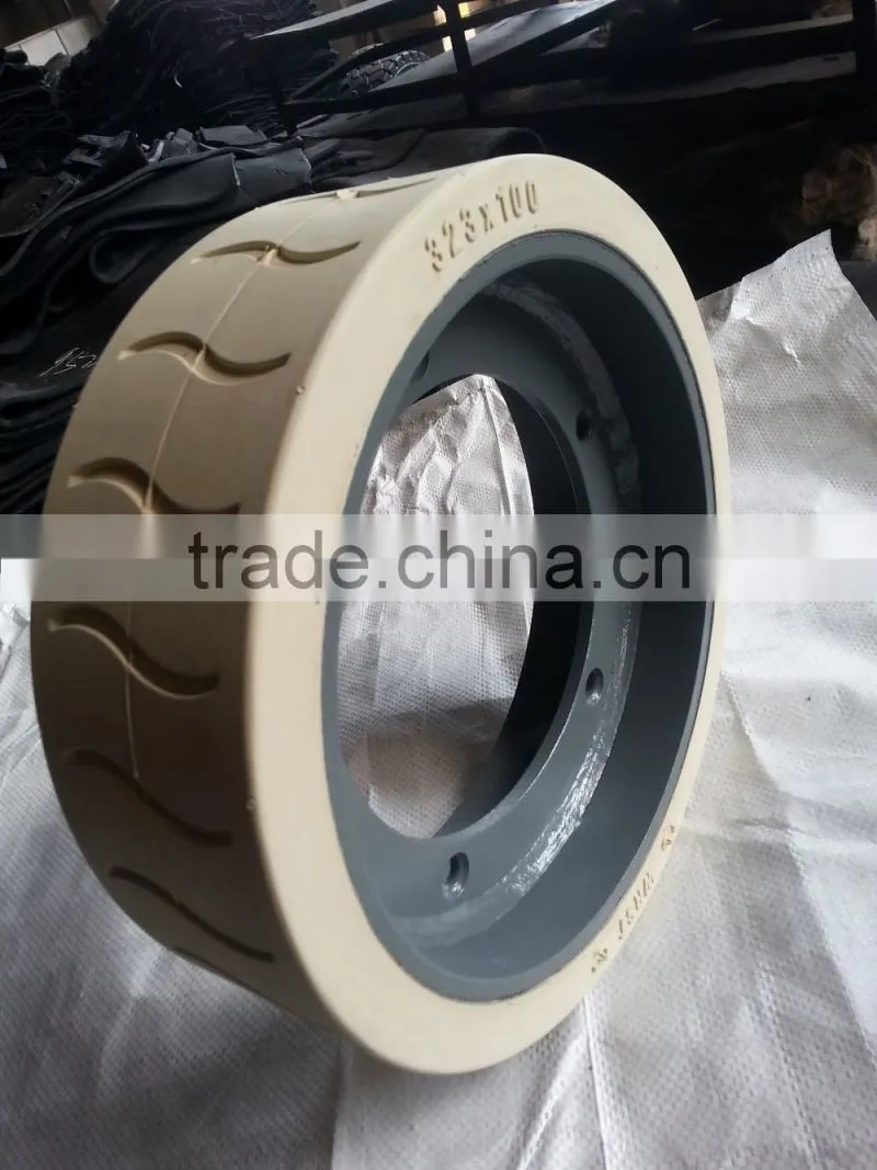 4520176 2915013 2915012 jlg solid rubber wheel for scissor lift