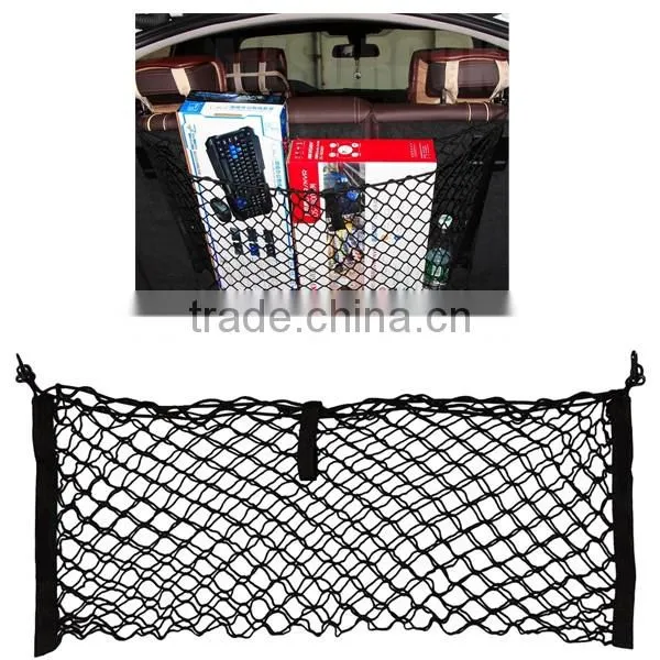 Black Mesh Net Hammock Cargo Storage Mesh Storage Net Trunk Cargo Organizer Cargo Net