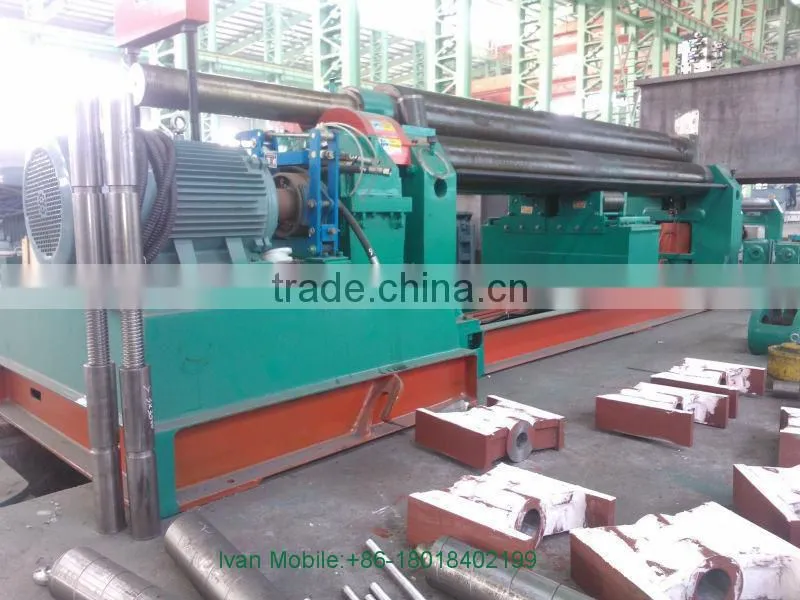 China suppliers W11-12*2500 mechanical asymmetrical rolling machine ,roller bending machine