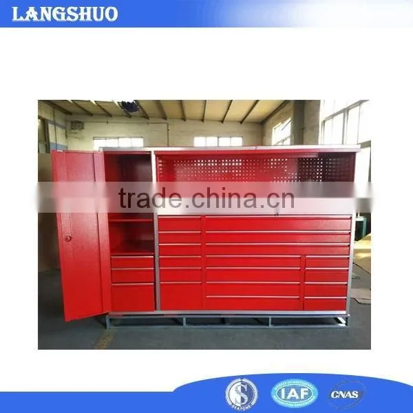 Stainless steel tool storage cabinet, used steel tool box chest with drawers