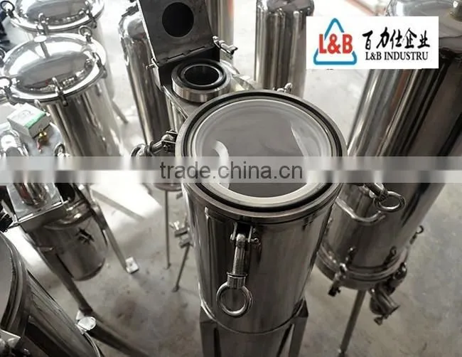 stainless steel cartridge filter housing