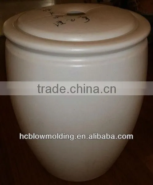 OEM Blow Molding plastic tank large water tank HDPE oyster white