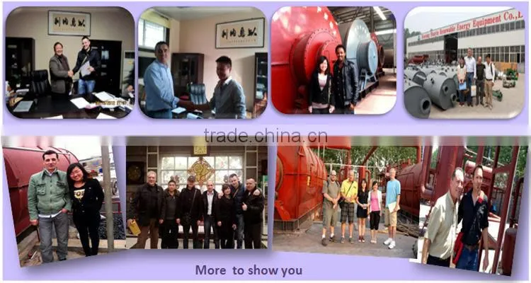 envrionmental waste tire recycling to oil pyrolysis machine Huayin group