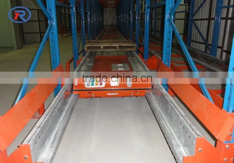 radio shuttle cart/ mobile pallet runner for warehouse storage rack
