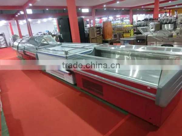 High quality floor standing glass display cabinet showcase