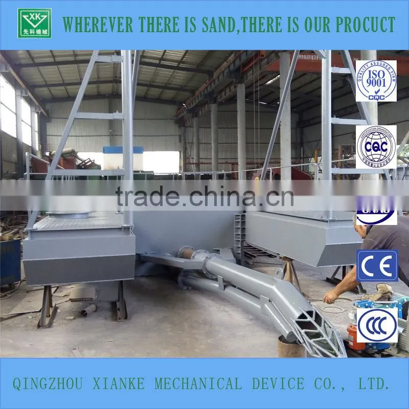 River sand dredger with jet head