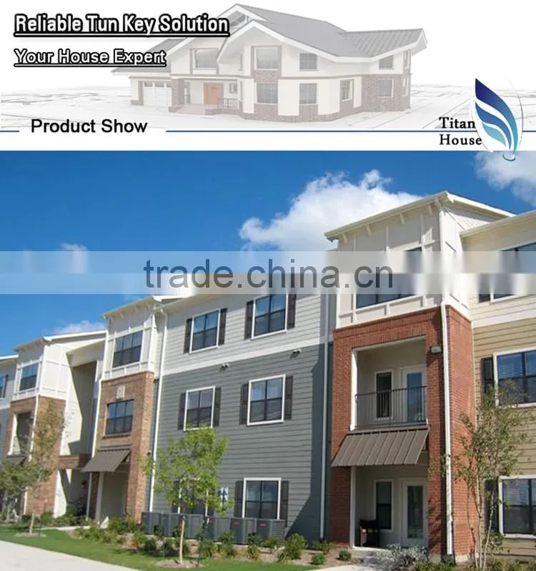 Easy Installation Light Steel Prefabricadas Holiday Apartments