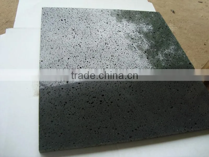 Lava stone tiles polished from Hainan province