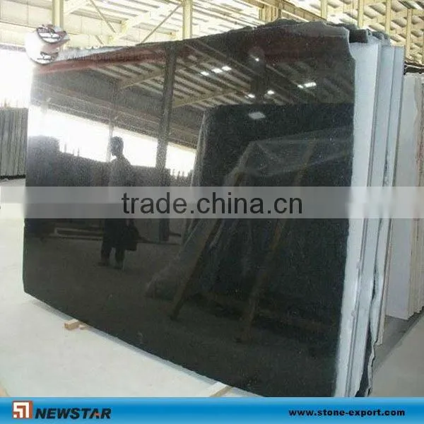 black granite tombstone