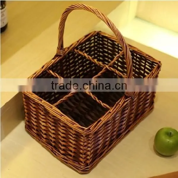 wicker wine holder basket wicker bottle holder