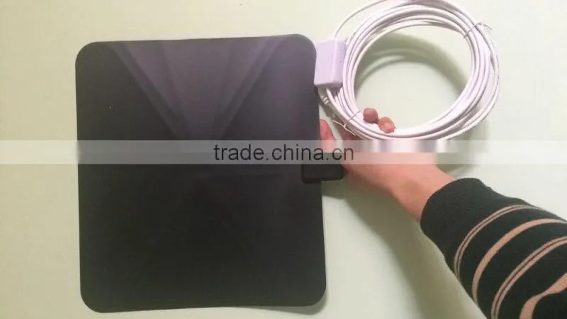 Newest Digital indoor tv Antenna with amplifier gain 25-30 db Hot Indoor tv antenna