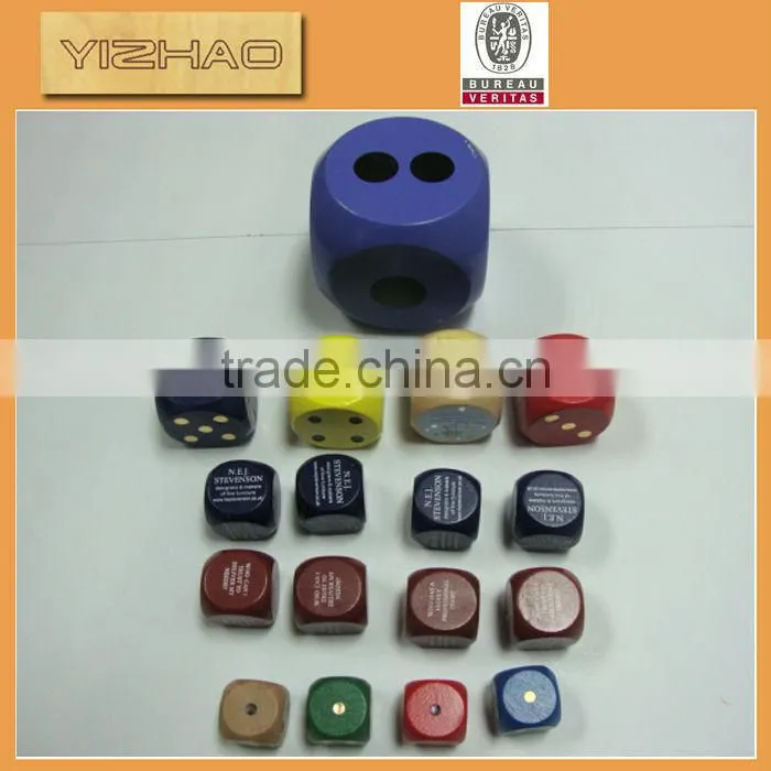 Wholesale Colorful Wooden Custom Dice,bubble toy
