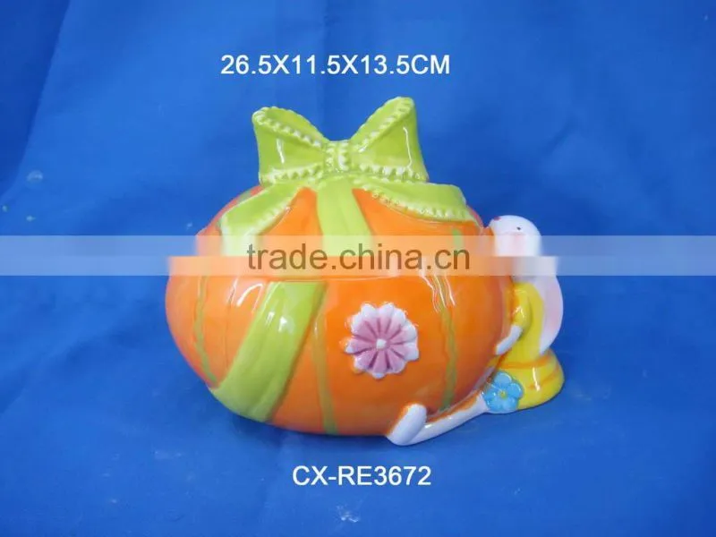 dolomite handpaint ceramic egg standing-ceramic chichen design egg holder