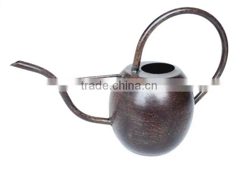 Small Metal Watering Can, Heart Design Made of Metal Iron.