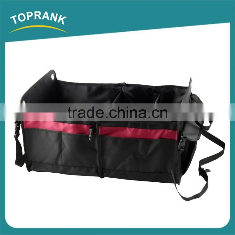 New multipurpose car boot organizer bag nonwoven folding car trunk organizer
