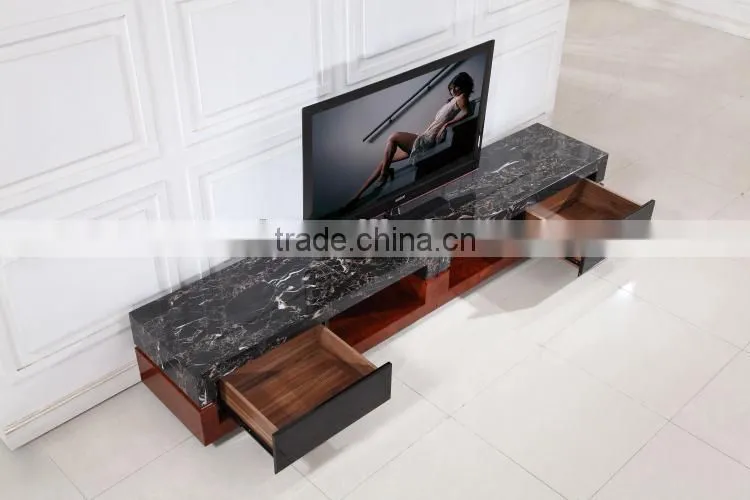 luxury furniture modern italian marble travertine tv stand