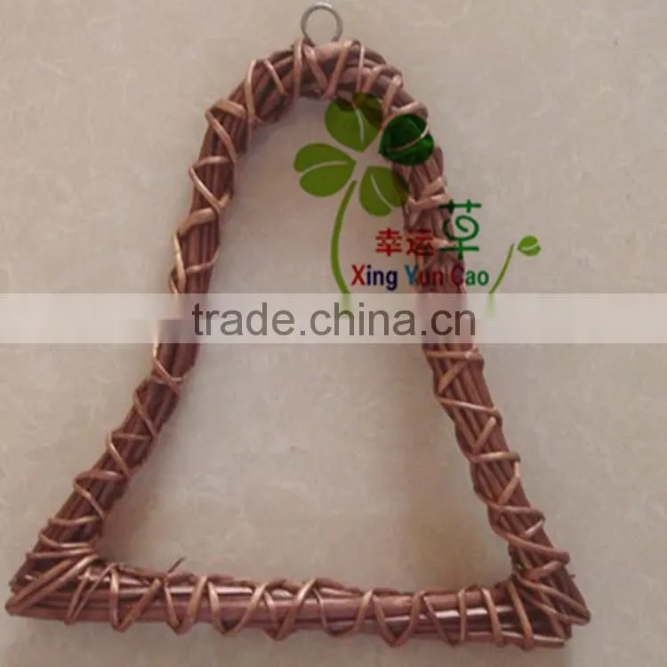 Cheap Christmas wicker bell decoration