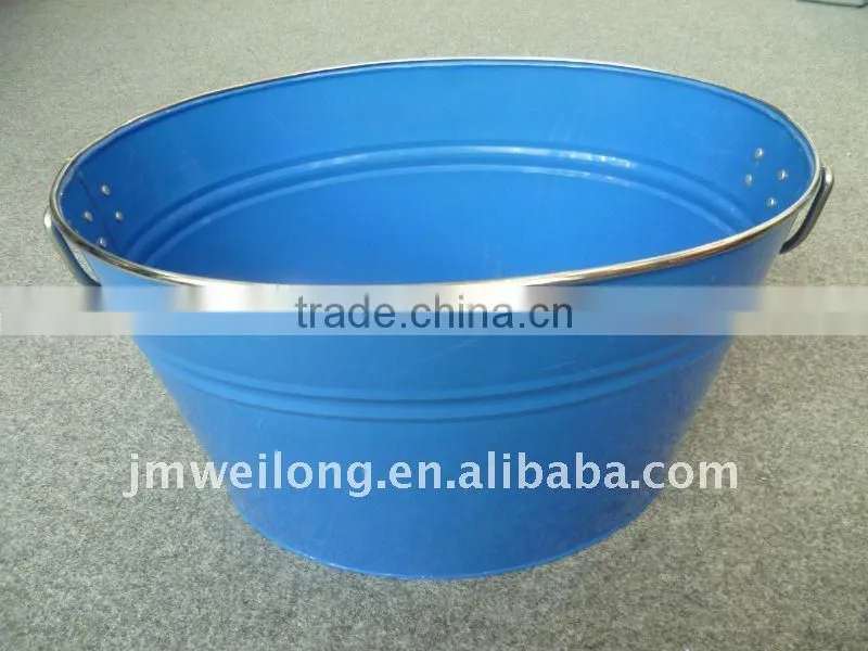 Party tub with Stainless Steel Rim