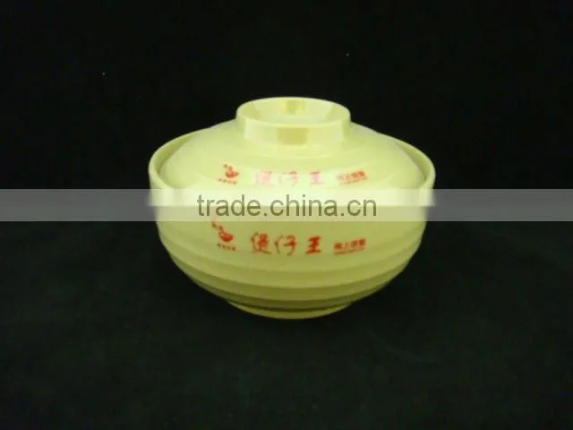 Print melamine soup tureen