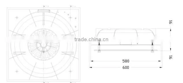 7 Speeds Remote Control Circulating Fan