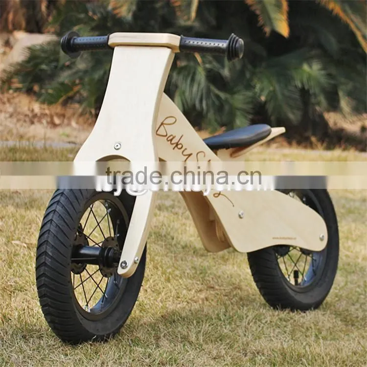 Best design no pedal wooden boys balance bike W16C179-S