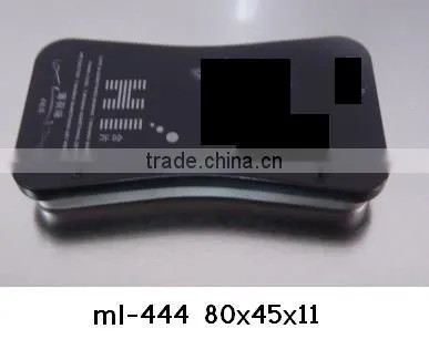 Bone shaped tin box with slide lid