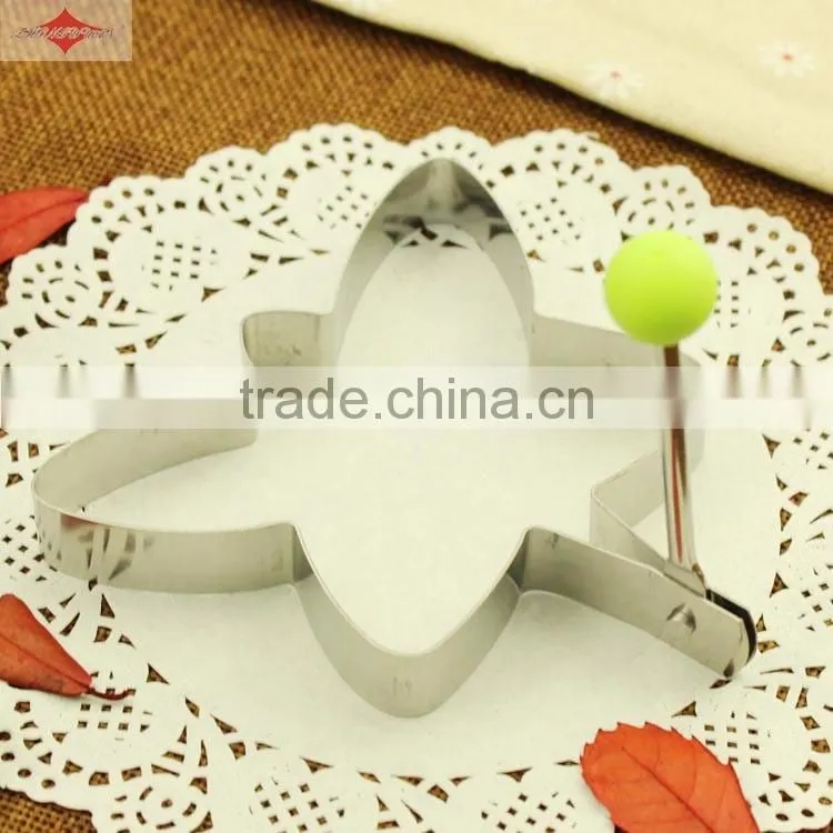 ZY-F140 4pcs high quality stainless steel fried egg molds egg ring set stainless steel egg mold with pp ball handle