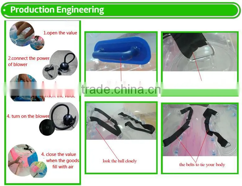 Factory directly children adult soccer bubble ball inflatable soccer glass bubble ball
