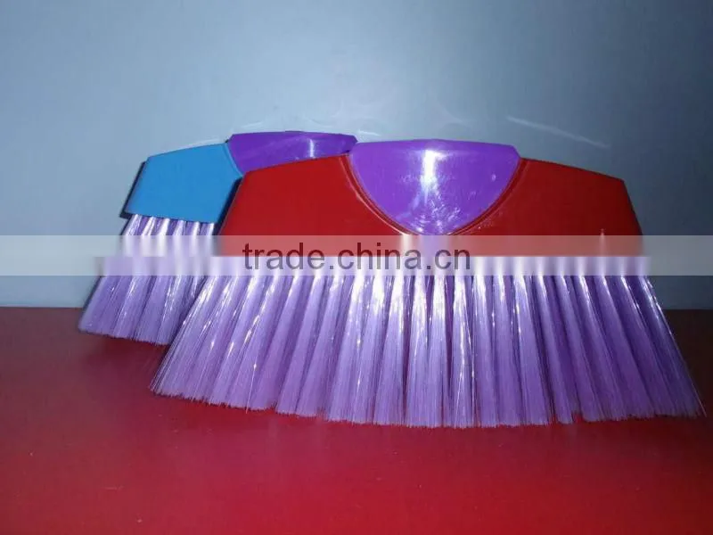 Soft bristle plastic broom