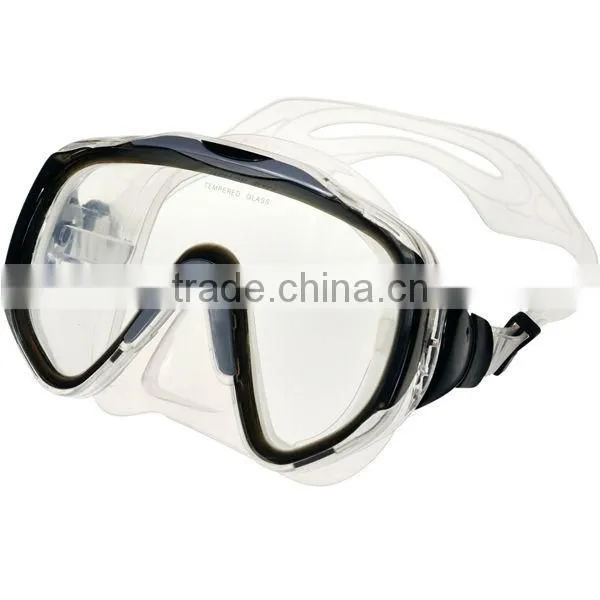 Fashion custom durable scuba diving snorkel and flipper sets