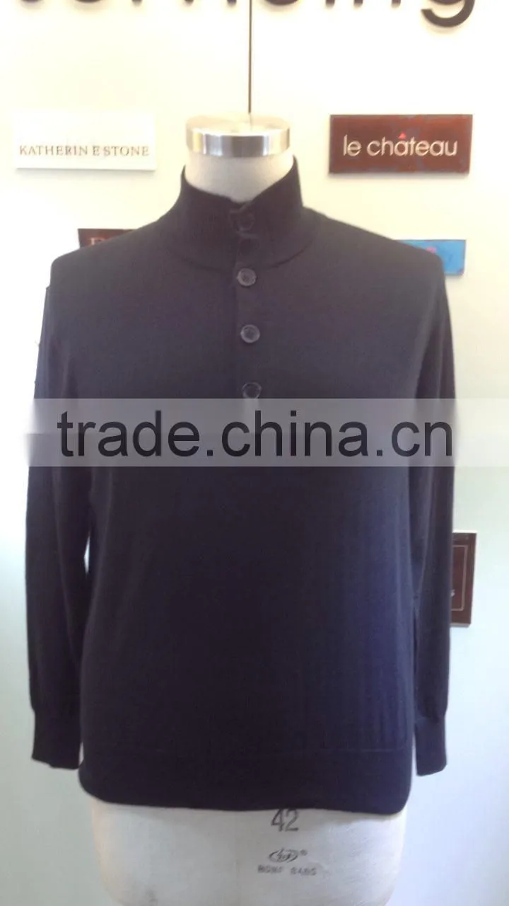 2015 new fashion men's dress in 12GG pullover