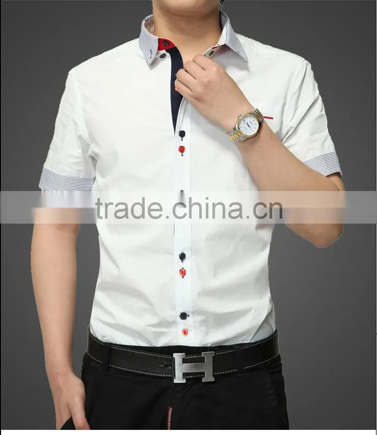 Men's 100% cotton shirt supplier factory