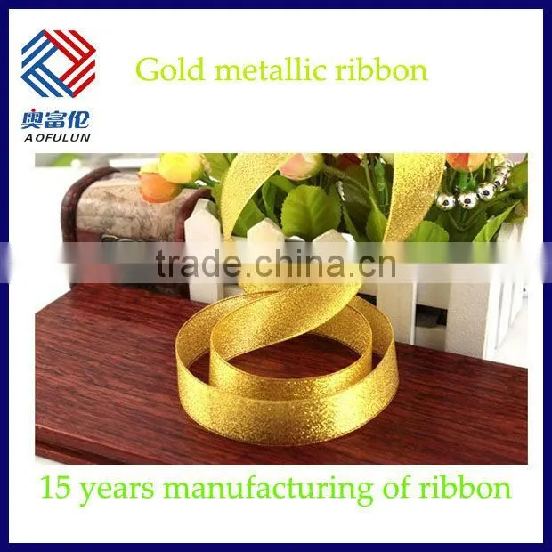Colorful bright China manufacturer metal ribbon