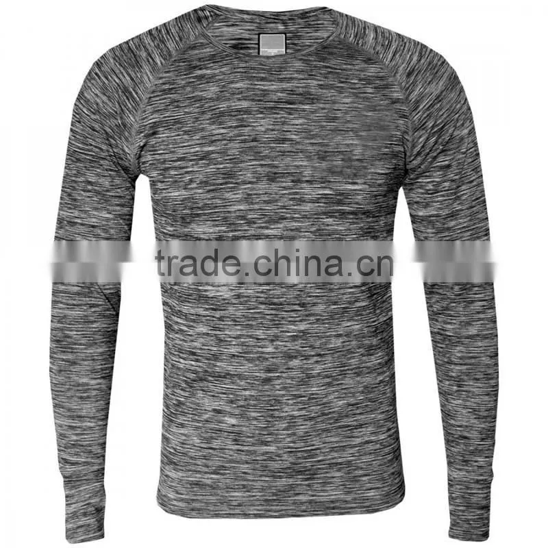 long sleeve t shirt with Thumb holes, workout t shirt for man