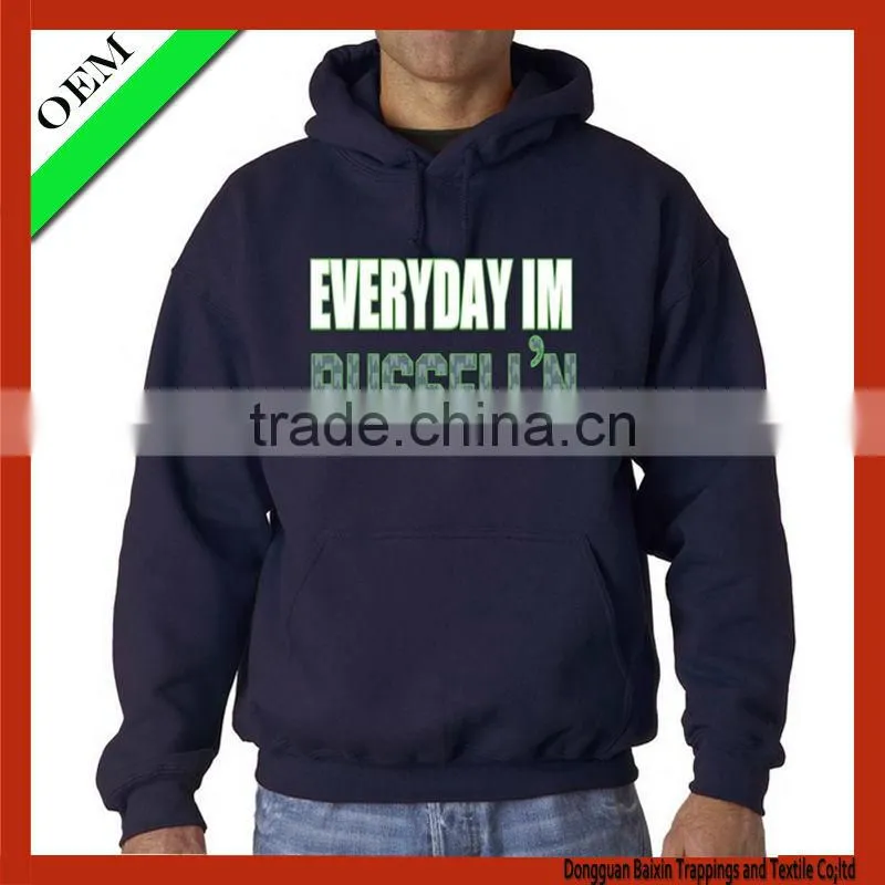 OEM High quality 2014 fashion men Hoodie/ men sport t-shirt