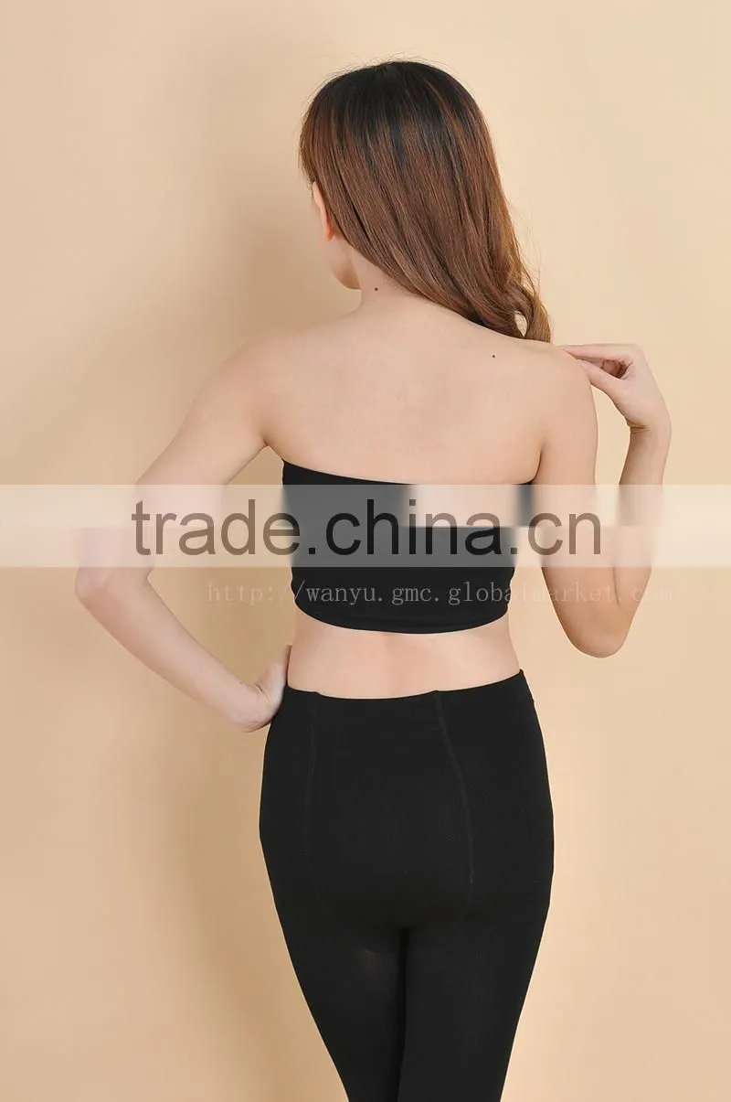 Factory offer Sex Girls Underwear black sexy tube tops