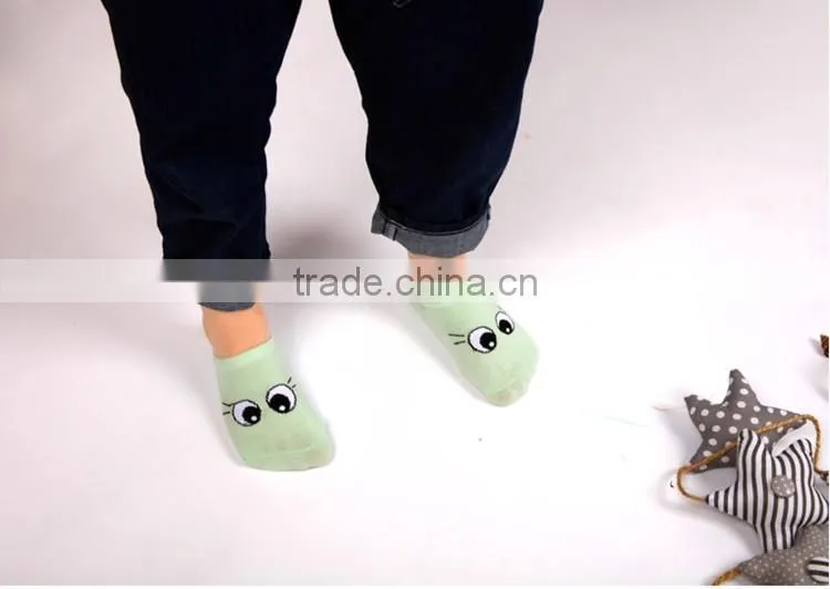 Top Selling for Baby Kids Small Infant Socks Big eyes antiskid Cotton children Socks Cartoon Socks