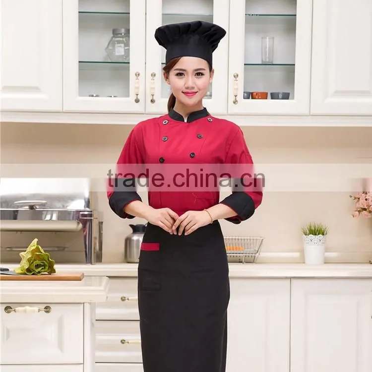 China Wholesales Factory OEM Supply Chef Uniform Hotel Kitchen Uniforms