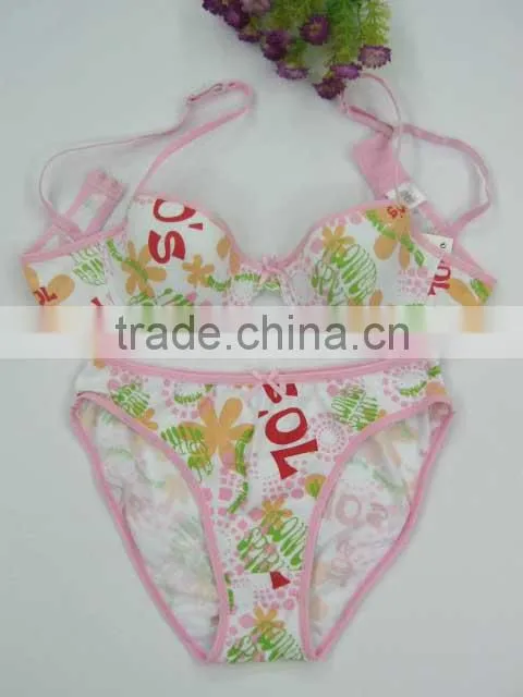 Elegant charming bras and panty sets with deep blace color XXXsexy