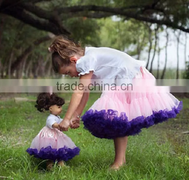 Best-selling baby skirt chiffon table skirt newborn ruffled table skirt girls super fluffy pettiskirt