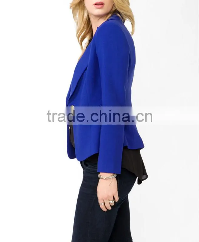 Slanted Flap Pocket Blazer