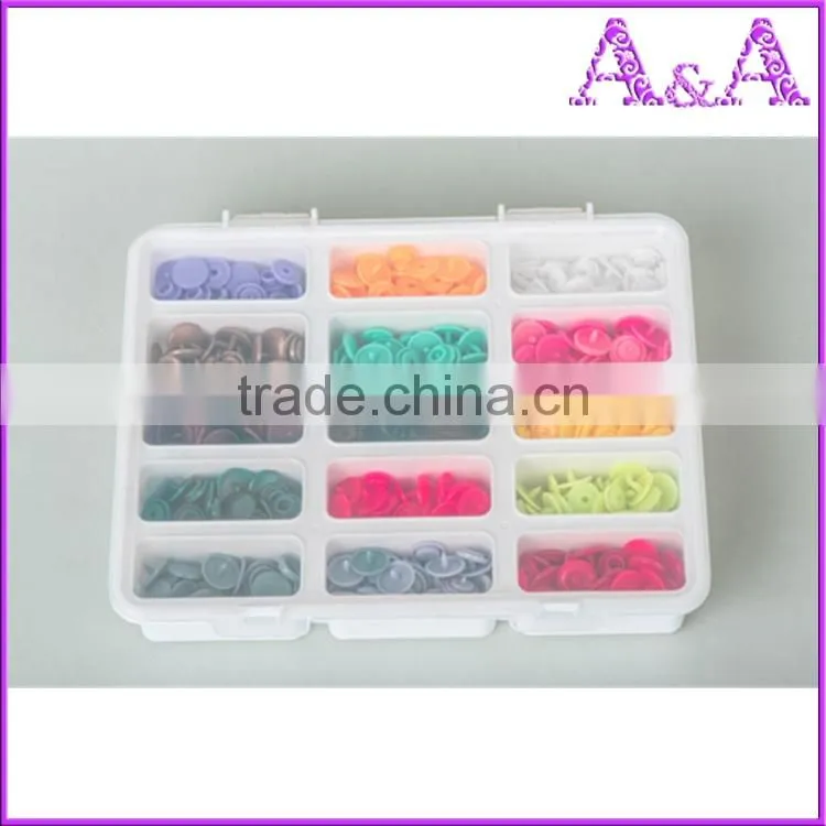 Wholesale Cheap 150 Sets T5 Plastic Snap Bulk Buttons Fastener