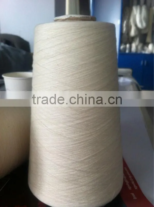 30% Fine suede/ 30% long stapled cotton/40% Mulberry leaf fiber yarn blended yarn Mulberry leaf fiber yarn new kind of yarns
