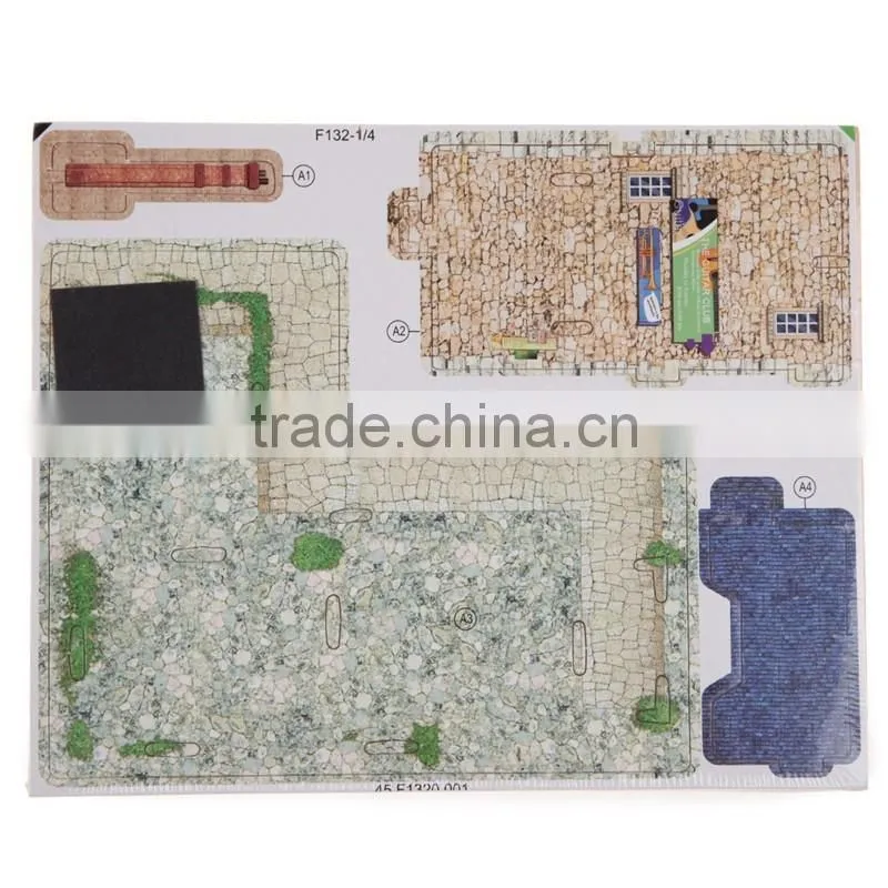 DIY Wood Assembling Toys Wooden Model Of Three-dimensional 3D Puzzle Educational Toys for Children Castle Model Jigsaw Puzzle