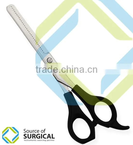 rubber plastic handle scissors for Office Use B-PHS-38