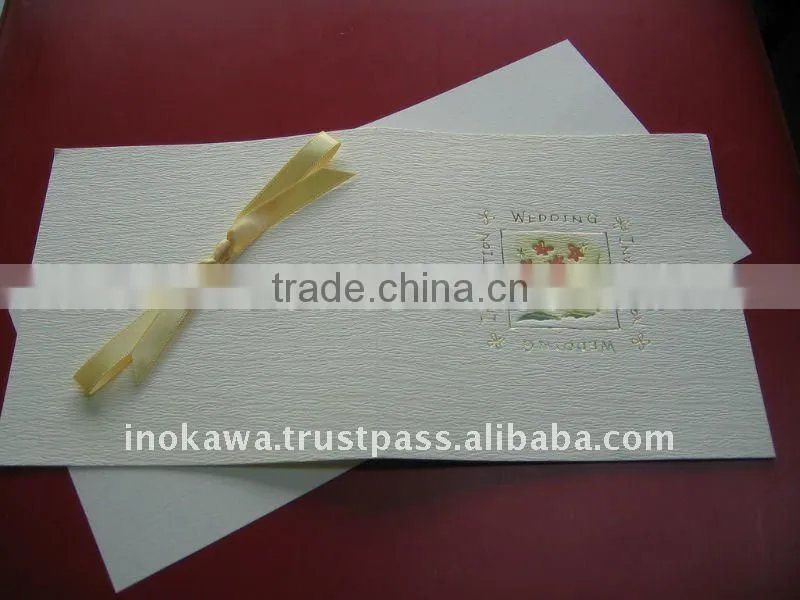 Japan Wedding Invitation Card 'ESSENCE' STOCKLOT Wholesale