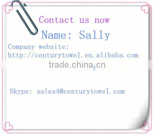 Convenient airline usage logo print white cotton towels