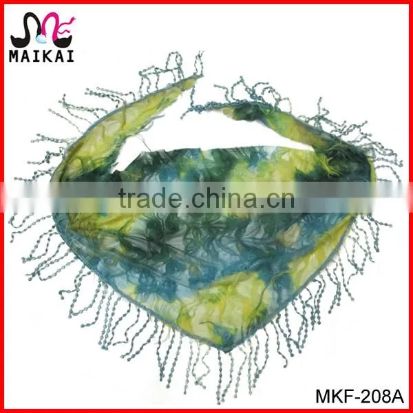 Elegant women's high fashion beautiful lace yiwu scarf