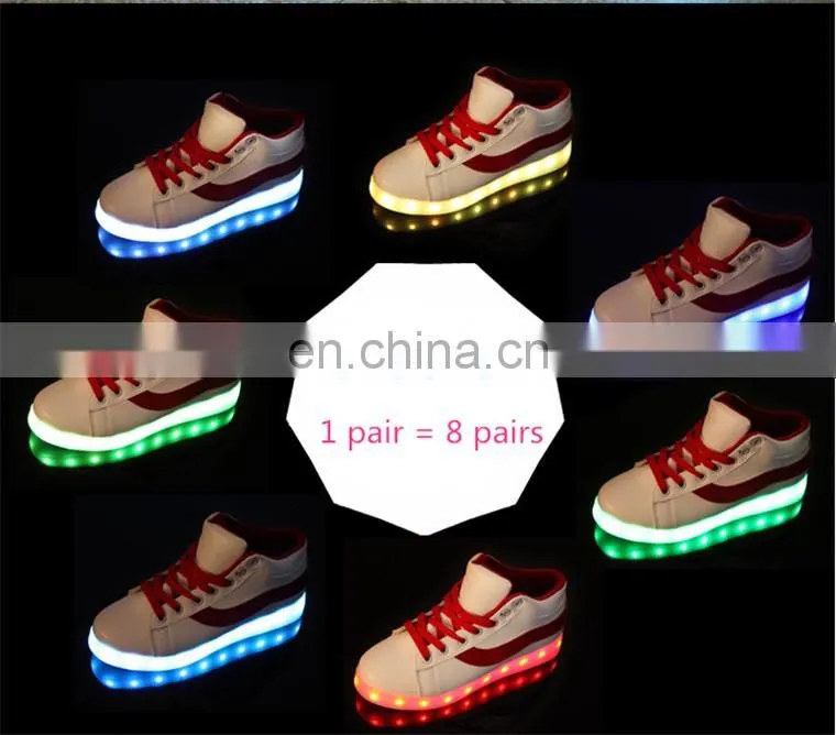 Hot Sale Mens Womens Nigh Club Simulation Couple Light Up LED Shoes Sneakers