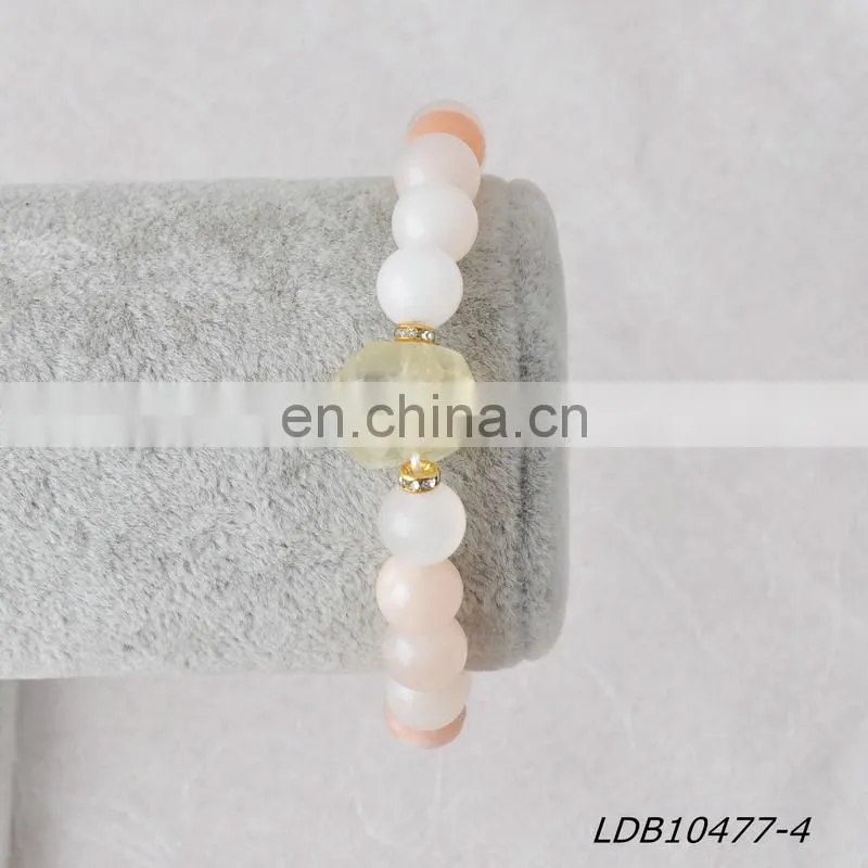 Elastic Stretch Semi-precious Stone Bracelets